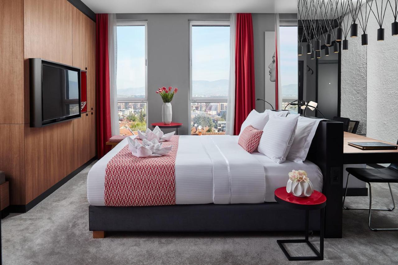 Hotel Panoramika Design & Spa Szkopje Kültér fotó