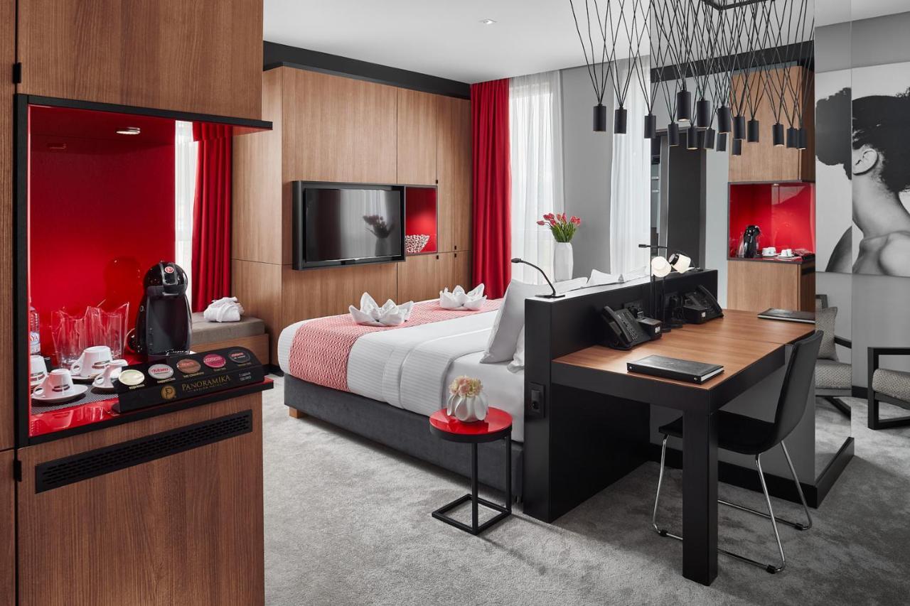 Hotel Panoramika Design & Spa Szkopje Kültér fotó