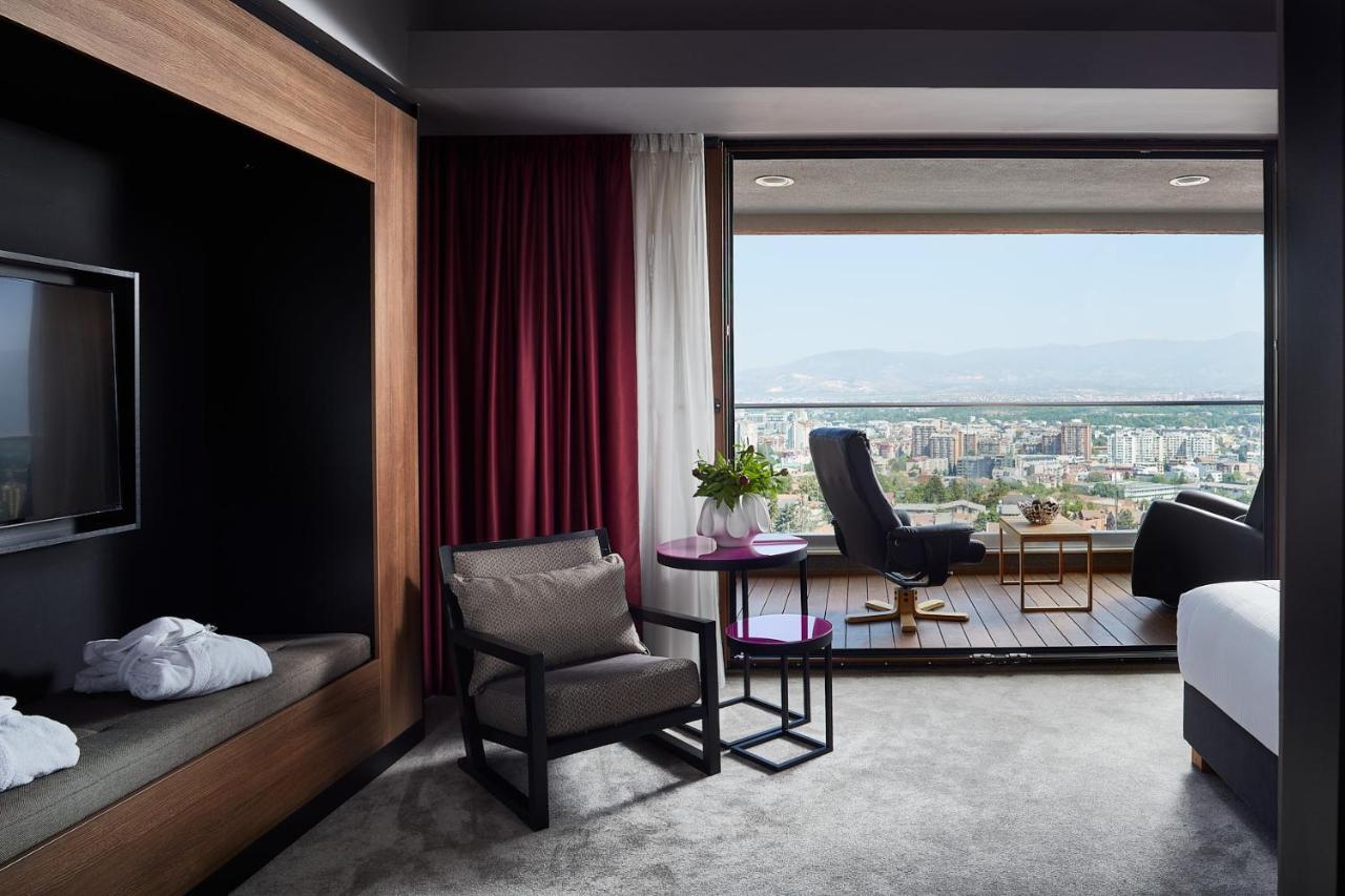 Hotel Panoramika Design & Spa Szkopje Kültér fotó