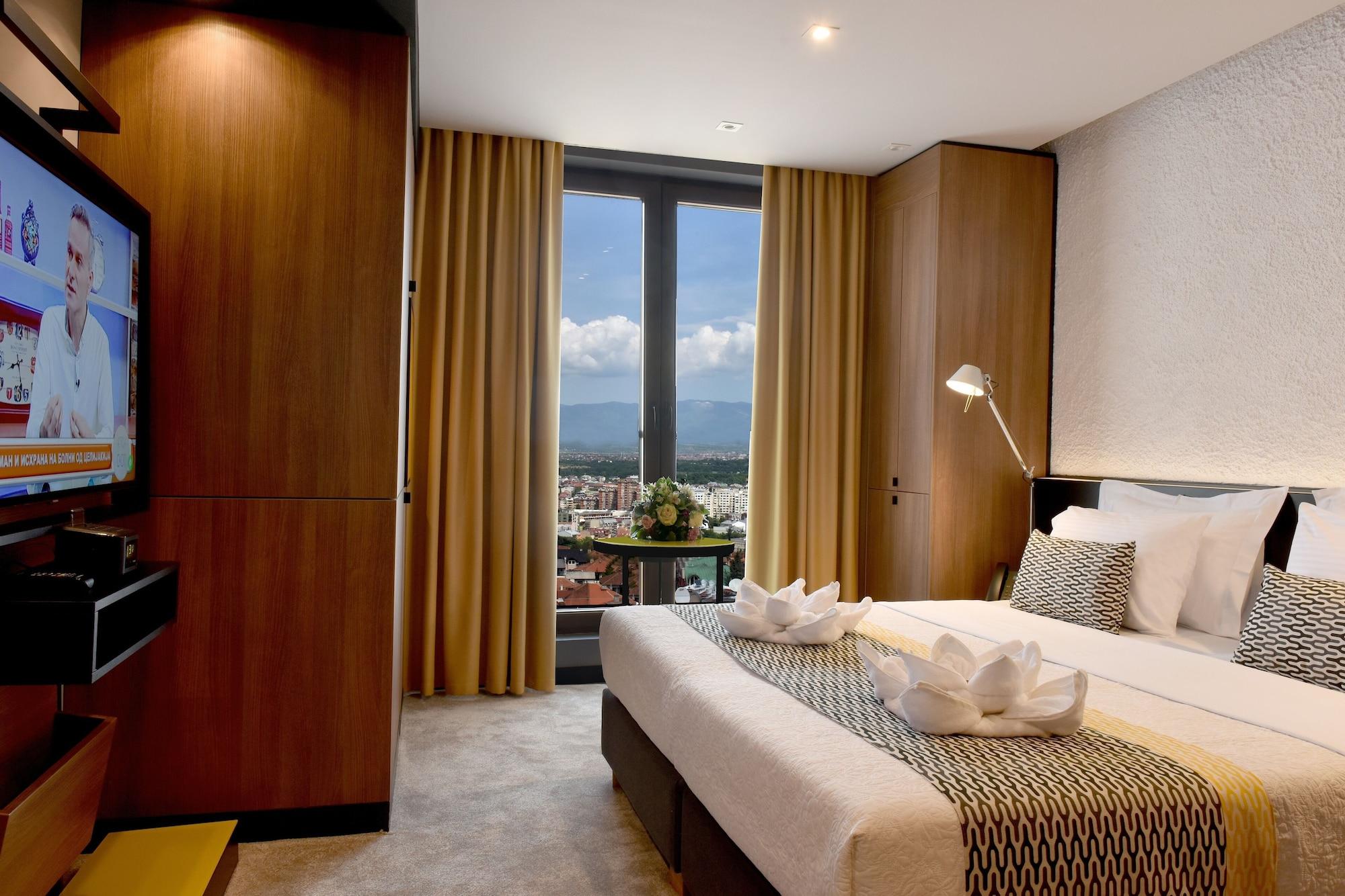 Hotel Panoramika Design & Spa Szkopje Kültér fotó