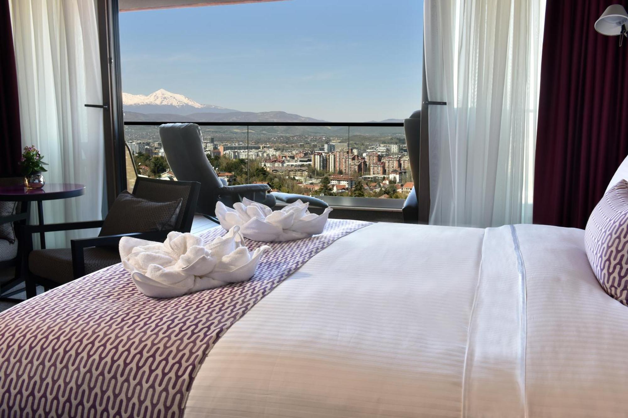 Hotel Panoramika Design & Spa Szkopje Kültér fotó